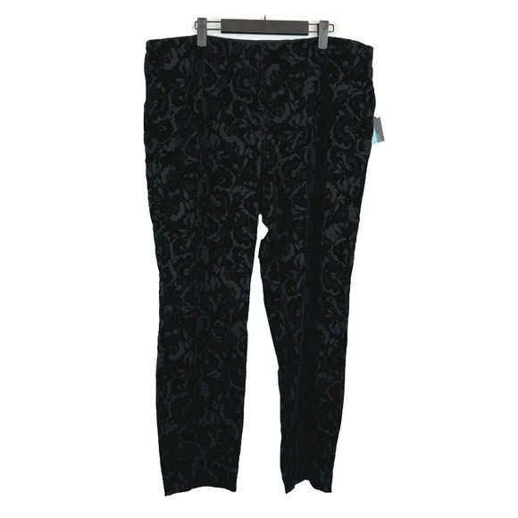 Alfani Women's Velvet Sleep Jogger Pants Black Size XXL